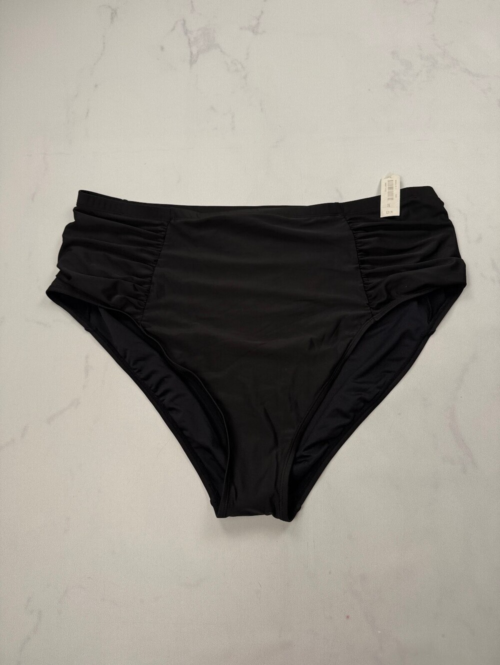 Old Navy Bikini Bottoms Black Contemporary Minimalist Adjustable - Womens 3X